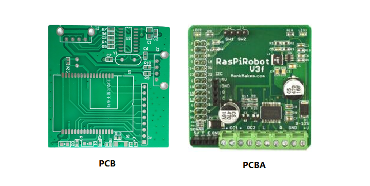 PCBA與PCB之間有什么區別？